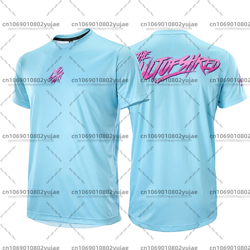 Cycling To Work - เสื้อเจอร์ซีย์สำหรับขี่มอเตอร์ไซค์วิบากแบบหลวมๆ สำหรับฤดูร้อน แขนสั้น ระบายอากาศได้ดี เหมาะสำหรับ BMX