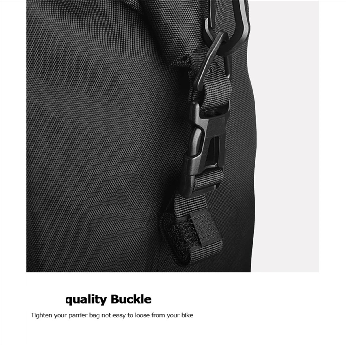 Panniers Waterproof Rear - กระเป๋าจักรยานกันน้ำขนาด 10 ลิตร สำหรับติดตั้งท้ายเบาะหลัง หรือสะพายไหล่