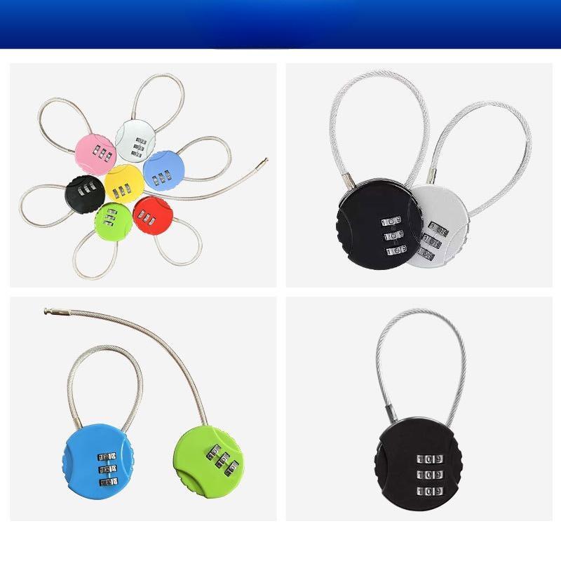 กุญแจล็อคแบบใช้รหัส 3 หลัก สาย - Cable Lock Flexible บทวิจารณ์และราคา