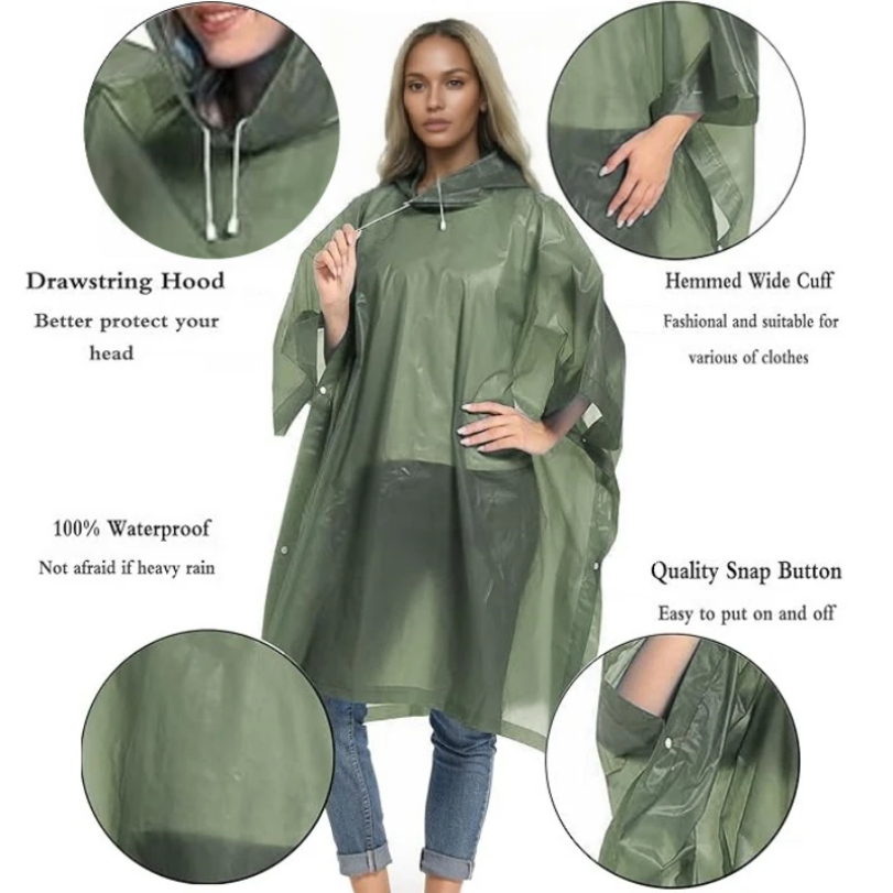 เสื้อกันฝนแบบใช้ซ้ําได้พร้อมสา - Commuting By Bike บทวิจารณ์และราคา