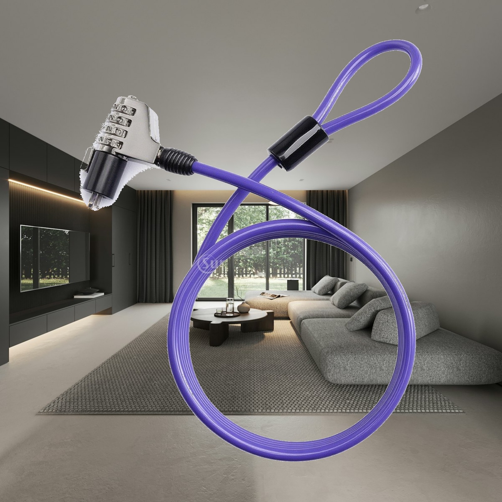 สายล็อคโน้ตบุ๊กแบบไม่ต้องใช้กุ - Cable Lock Flexible บทวิจารณ์และราคา