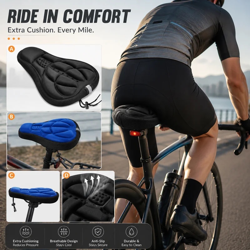 1/2 ชิ้น ผ้าคลุมเบาะจักรยานอเน - Commuting By Bike บทวิจารณ์และราคา