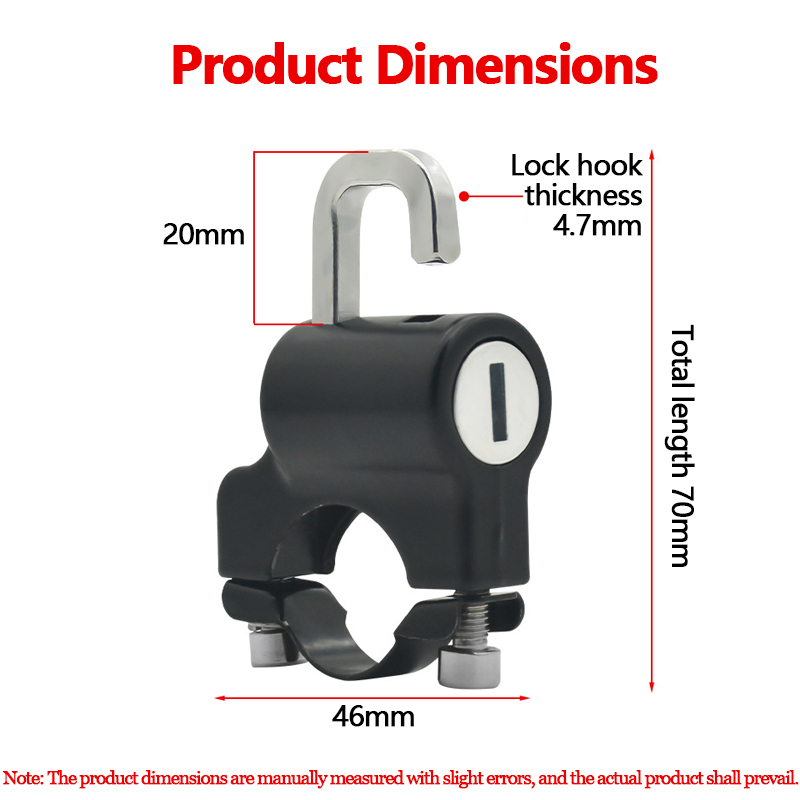    ตัวล็อคหมวกกันน็อคมอเตอร์ไ - Commuter Bike Lock บทวิจารณ์และราคา