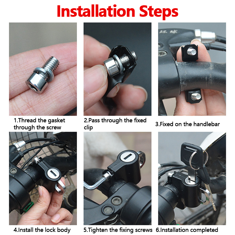    ตัวล็อคหมวกกันน็อคมอเตอร์ไ - Commuter Bike Lock บทวิจารณ์และราคา