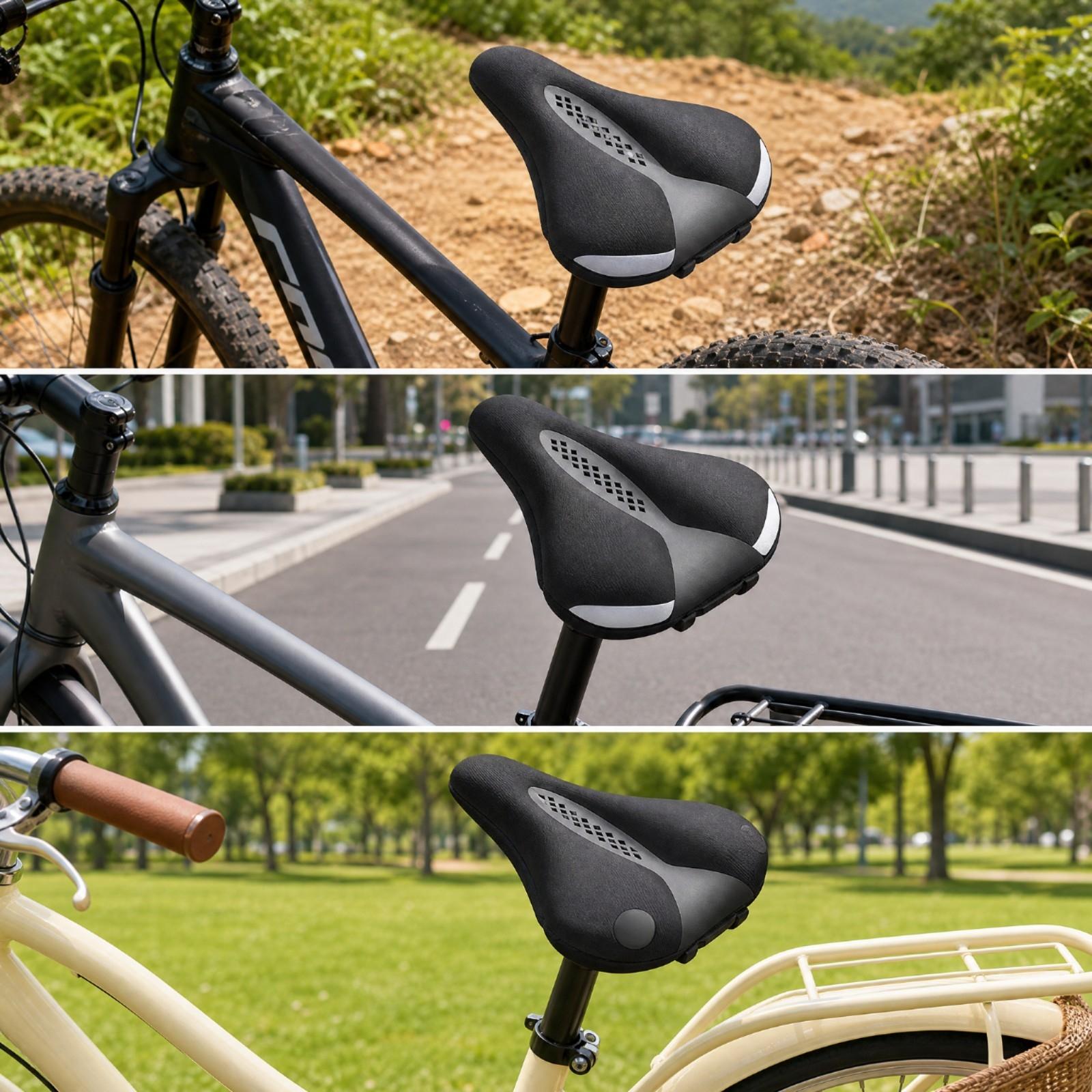 แผ่นรองเบาะจักรยานแบบมีการรองร - Cycling Commute In Rain บทวิจารณ์และราคา